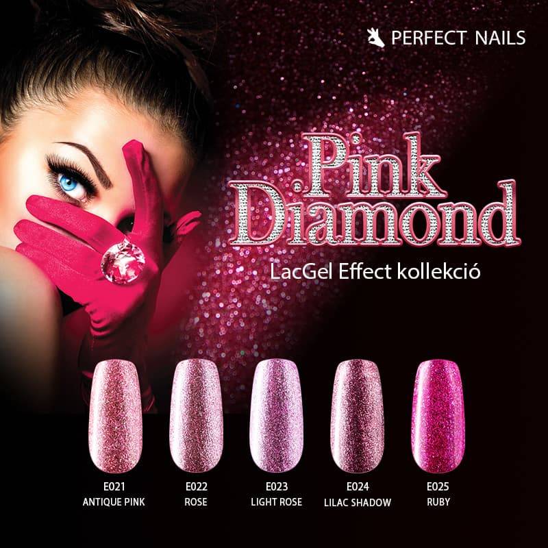 LacGel Effect Pink Diamond Gél Lakk Szett